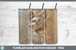 GorgeousDogs 04 Copper Relief Tumbler design.