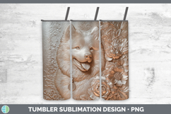 GorgeousDogs 04 Copper Relief Tumbler design.