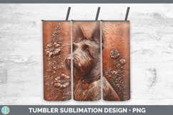 GorgeousDogs 04 Copper Relief Tumbler design.