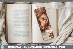 GorgeousDogs 04 Copper Relief Bookmark design.