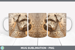 GorgeousDogs 04 Copper Relief Mug Wrap design.