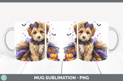 GorgeousDogs 04 Halloween Mug Wrap design.