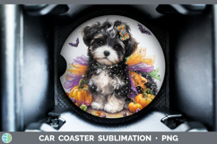 GorgeousDogs 04 Halloween Car Coaster design.