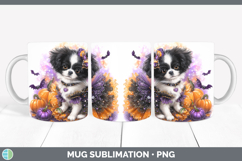 GorgeousDogs 04 Halloween Mug Wrap design.
