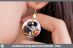 GorgeousDogs 04 Halloween Round Earrings design.