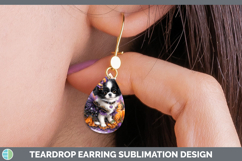 GorgeousDogs 04 Halloween Teardrop Earrings design.