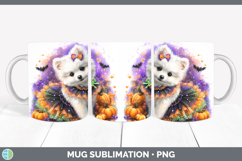 GorgeousDogs 04 Halloween Mug Wrap design.
