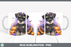GorgeousDogs 04 Halloween Mug Wrap design.