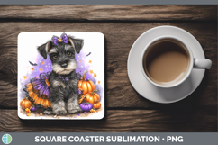 GorgeousDogs 04 Halloween Square Coaster design.