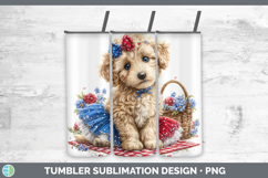 GorgeousDogs 04 Patriotic Tumbler design.