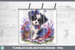 GorgeousDogs 04 Patriotic Tumbler design.