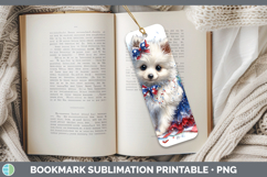 GorgeousDogs 04 Patriotic Bookmark design.