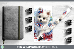 GorgeousDogs 04 Patriotic Pen Wrap design.