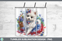 GorgeousDogs 04 Patriotic Tumbler design.