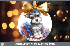 GorgeousDogs 04 Patriotic Ornament design.