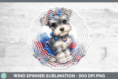 GorgeousDogs 04 Patriotic Wind Spinner design.