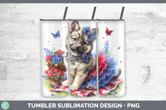 GorgeousDogs 04 Patriotic Tumbler design.