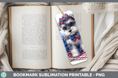 GorgeousDogs 04 Patriotic Bookmark design.