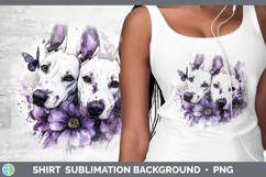 GorgeousDogs 04 Purple Drips Shirt design.