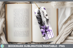GorgeousDogs 04 Purple Drips Bookmark design.