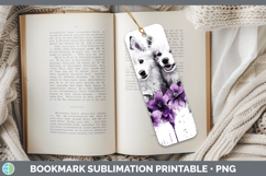 GorgeousDogs 04 Purple Drips Bookmark design.