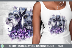 GorgeousDogs 04 Purple Drips Shirt design.