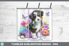 GorgeousDogs 04 Rainbow Summer Tumbler design.