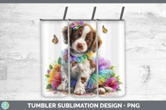 GorgeousDogs 04 Rainbow Summer Tumbler design.