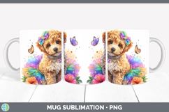 GorgeousDogs 04 Rainbow Summer Mug Wrap design.