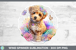 GorgeousDogs 04 Rainbow Summer Wind Spinner design.