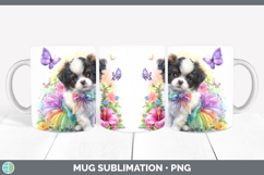 GorgeousDogs 04 Rainbow Summer Mug Wrap design.