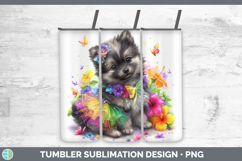 GorgeousDogs 04 Rainbow Summer Tumbler design.