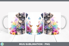 GorgeousDogs 04 Rainbow Summer Mug Wrap design.