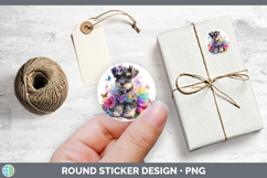 GorgeousDogs 04 Rainbow Summer Stickers design.