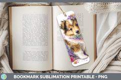 GorgeousDogs 04 Rainbow Summer Bookmark design.