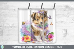 GorgeousDogs 04 Rainbow Summer Tumbler design.
