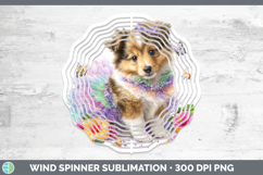 GorgeousDogs 04 Rainbow Summer Wind Spinner design.