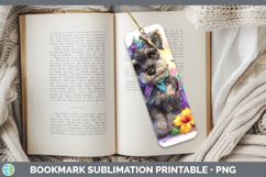 GorgeousDogs 04 Rainbow Summer Bookmark design.