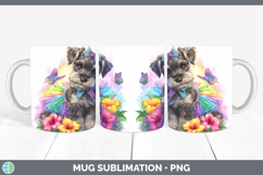GorgeousDogs 04 Rainbow Summer Mug Wrap design.