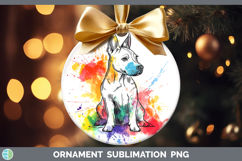 GorgeousDogs 04 Splash Ornament design.