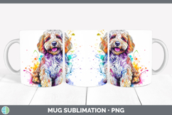 GorgeousDogs 04 Splash Mug Wrap design.