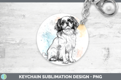 GorgeousDogs 04 Splash Keychain design.