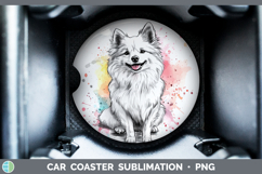 GorgeousDogs 04 Splash Car Coaster design.