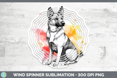 GorgeousDogs 04 Splash Wind Spinner design.