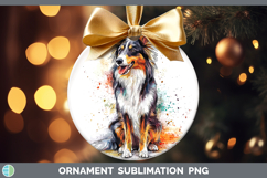 GorgeousDogs 04 Splash Ornament design.