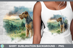 GorgeousDogs 04 Sunset Shirt design.