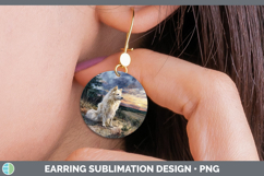 GorgeousDogs 04 Sunset Round Earrings design.