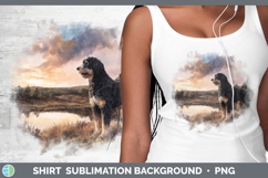 GorgeousDogs 04 Sunset Shirt design.