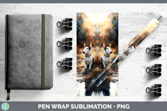 GorgeousDogs 04 Sunset Pen Wrap design.