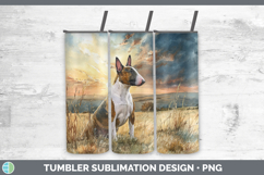 GorgeousDogs 04 Sunset Tumbler design.